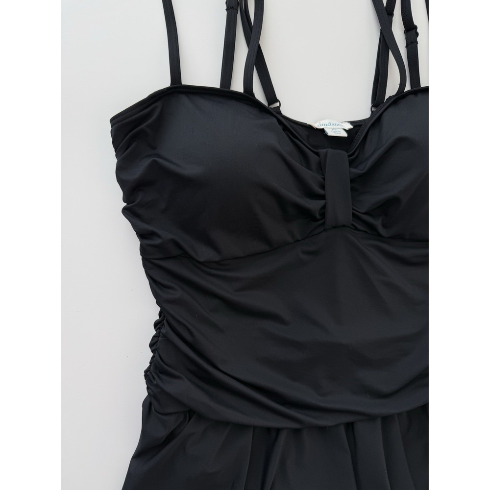 Sundance Seas The Day One Piece Black Swim Suit Womens XL Resortwear Vacation - Picture 3 of 11